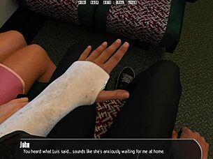 Halfway house 57 with anime hentai game adventures