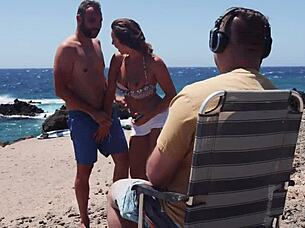 I feel blind lust for big tits in public blowjob