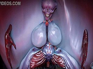 Dasharky3d Doom Summoner Fucks Alien Pussy with Monster Cum