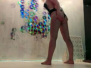 Close up of a wet pussy fingering for crazy orgasm