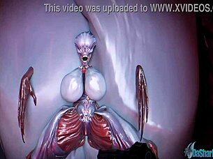 Dasharky3d Doom Summoner Fucks Alien Pussy with Monster Cum