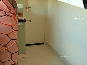 Tamil house owner jerking his dick in front of maid Sasikala in the kitchen 😉