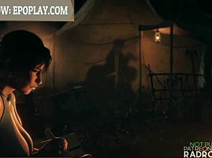 Lara Croft takes big cocks in 3D hentai