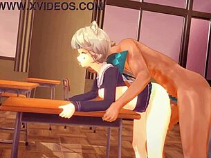 oh, lynette bent over in doggystyle hentai motion!