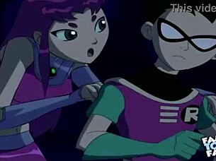 uhh, starfire n robin goin at it doggystyle... fixed sound tho!