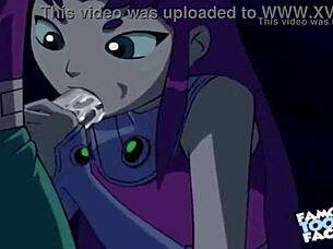 uhh, starfire n robin goin at it doggystyle... fixed sound tho!