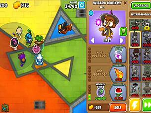 Btd6 gameplay in animated porn with Animemonkeys