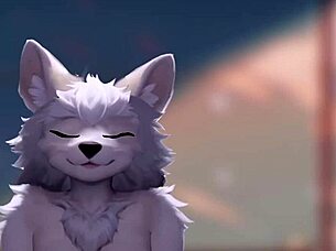 furry girl rides man in pov hentai