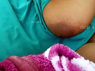 indian bhabhi in a sexy story with her boobs