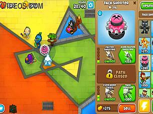 Btd6 gameplay in animated porn with Animemonkeys