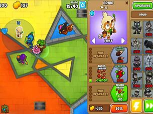 Btd6 gameplay in animated porn with Animemonkeys