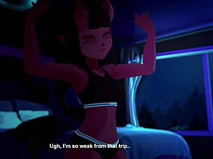 Meru the Succubus Engages in Hentai Sex