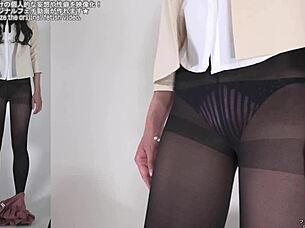 Japanese erotic pantyhose fetish delights