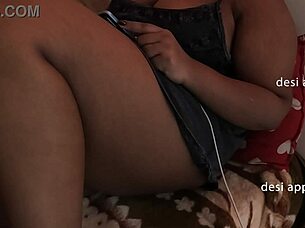 Desi India it girl with big tits in interview