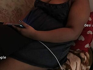 Desi India it girl with big tits in interview