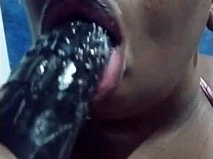 Beautiful Brazilian Latina Pornstar Does Deepthroat On Fat Gay Guy's Cock So Deep!