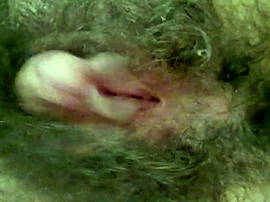 Fingering My Hairy Slutty Hole With Small Tits Close Up