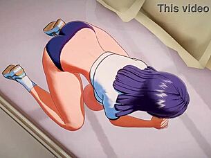 moaning aki nijou sucks cock with big tits!