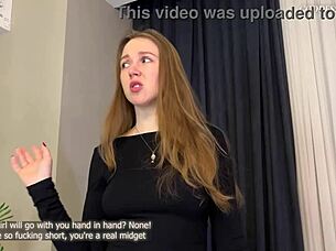 Russian Goddess Humiliates Former Classmate Beta Loser in Emotional Encounter