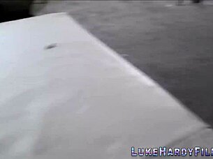 I watch the alt slut pov sucking luke hardy in this hardcore british blowjob scene