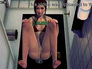 I crave that brunette in the toilet scene