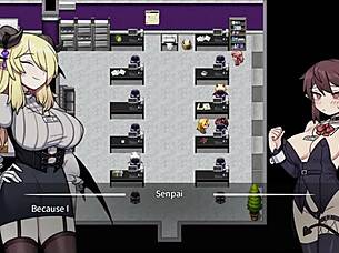 Corporate succubus part 4 in anime hentai game