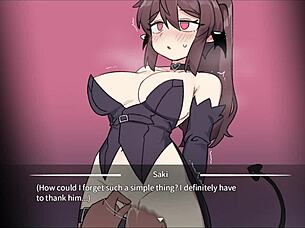 Corporate succubus part 4 in anime hentai game