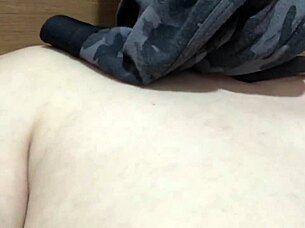 public restroom masturbation by asian girl in outdoor toilet with japanese vibe