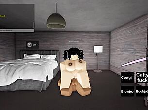 roblox porn with blowjob riding cowgirl whore
