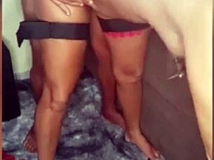 Collared wife takes monster cock with slaps and chokes