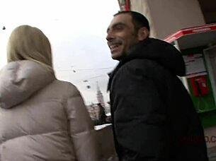 Dirty Blonde Anny Picked Up and Intensely Ass Fucked in Prague!