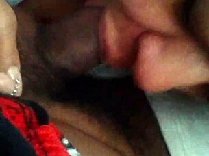 i give best blowjob to husband's friend as mature latina