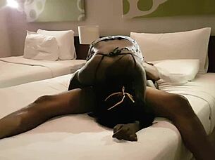 i'm sarah michel sucking big black dick b4 doggy fuck