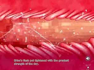 Feeling so good, I'll become sensei's meat masturbator in this anime hentai part 2! 😏