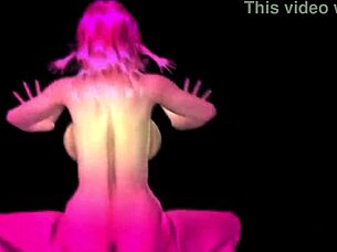 Tall woman dominates in music video