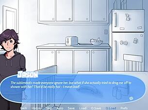 Slutty puppy with big tits and ass plays game in snow