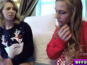 Naughty teen 18+ gets surprise dick in box for blowjob!