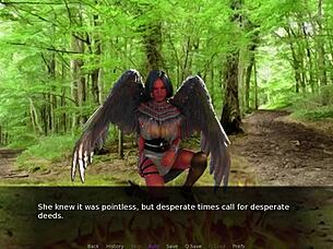 Lilith and Gabriel play with big tits and asses in a fucking scene.