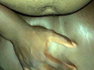 My ebony wife in her first amateur porn session