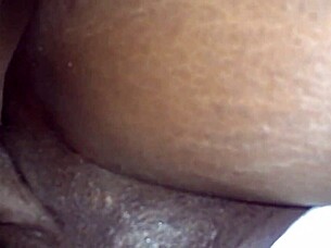 My ebony wife in her first amateur porn session