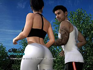 I intertwine with big ass in erotic scene