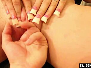 Dagfs Tells Him to Stop Working Because She Wants to Suck His Dick, Her Big Tits and Tattoo Showing