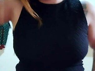 guy jerks off near pussy on camera