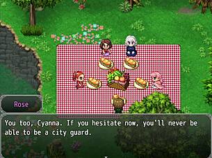 Henteria chronicles 3 part 2 eng game with pixel art no images or animated scenes.