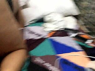 Milf boldly sucks monster cock deep