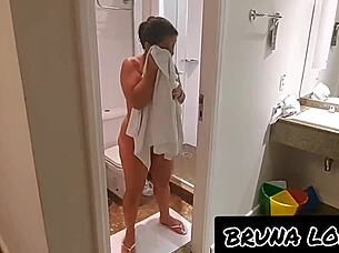 Latina Begs For Anal Creampie In Hotel, Can He Handle It?