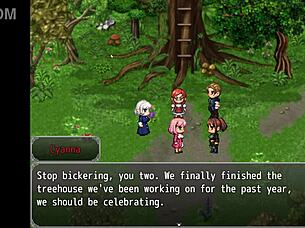 Henteria chronicles 3 part 2 eng game with pixel art no images or animated scenes.