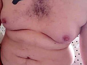 Fat Dog Jerking Off To Relax