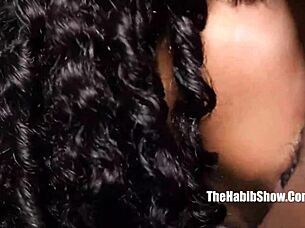 Brazilian Ariella Ferraz Sucking Jamaican Clarke's Cock Nastily