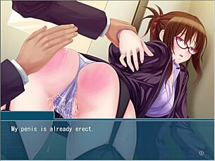 The Beautiful Female Teacher Cant Disobey Me Behind Glasses!